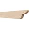 Ekena Millwork 2in. W x 4in. H x 20in. L Crestline Woodgrain TimberThane Rafter Tail, Primed Tan RFTUR02X04X20CRERCPR - alternate 1
